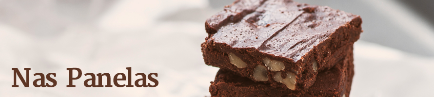 Brownie de tapioca com castanha-do-pará e chia