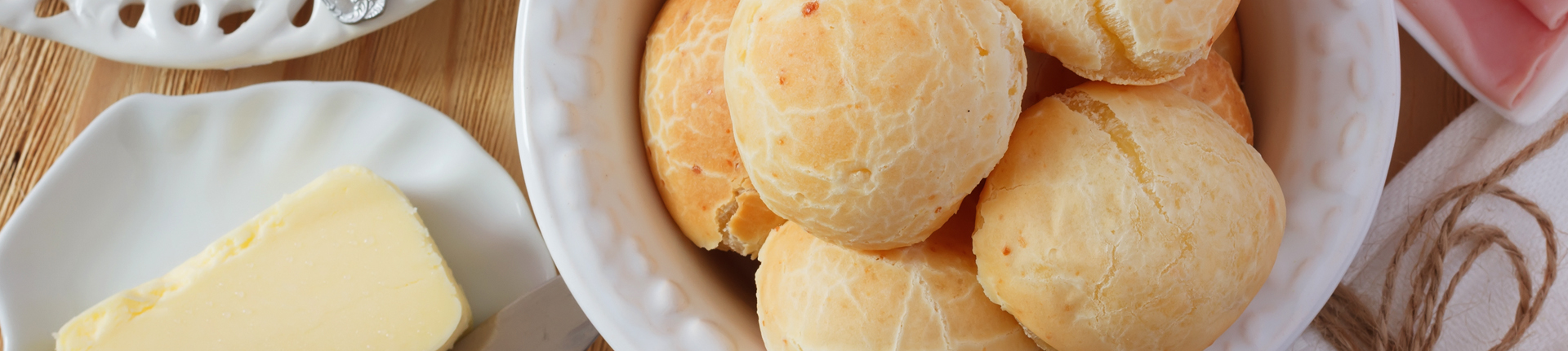 Pão de queijo sem glúten, ovo e óleo