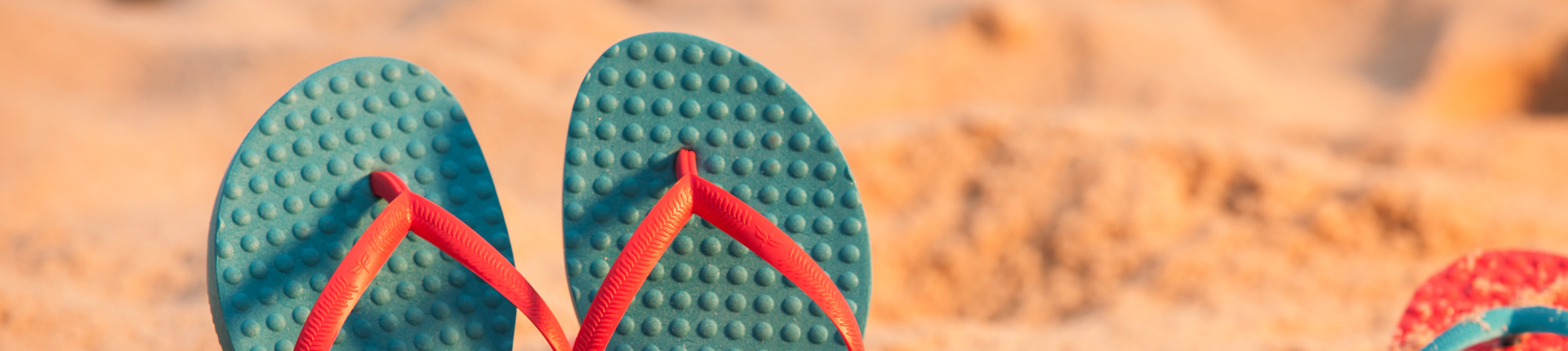 Sandálias “Flip flops”: um descanso na rotina